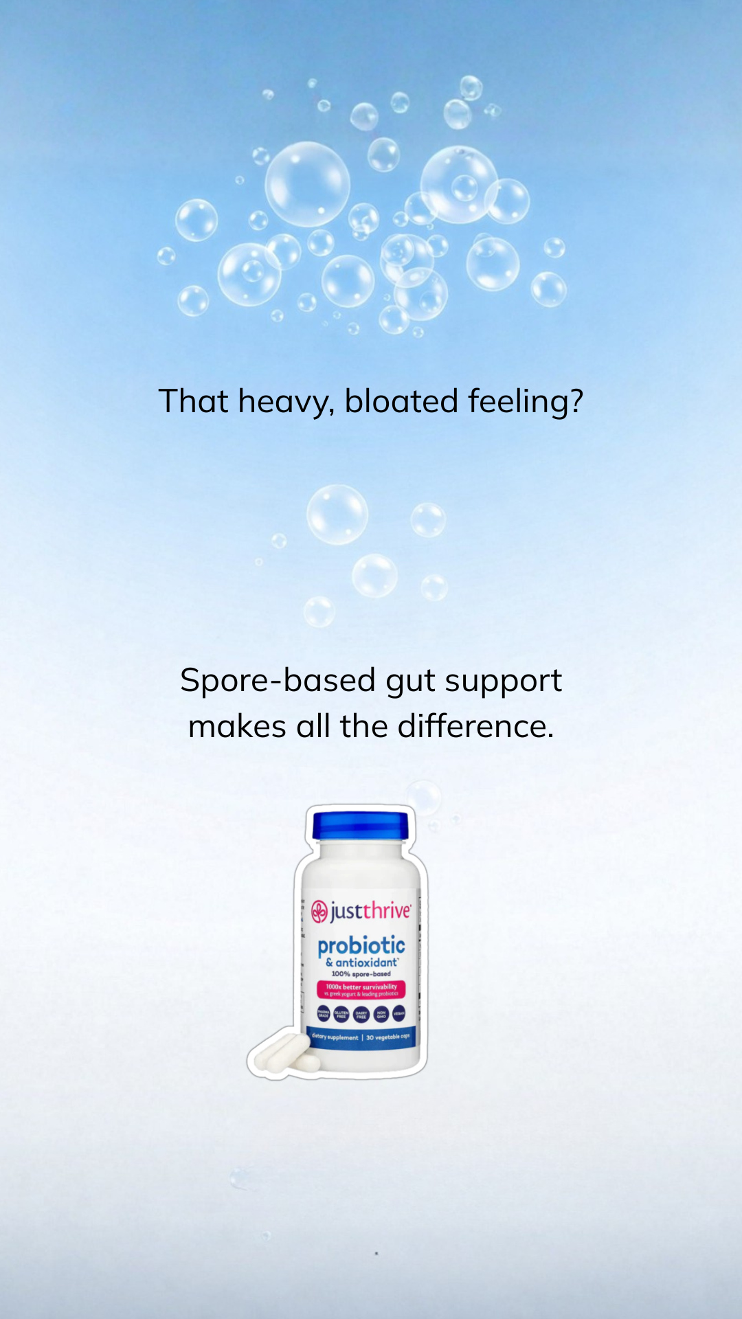 Just Thrive Facebook ad