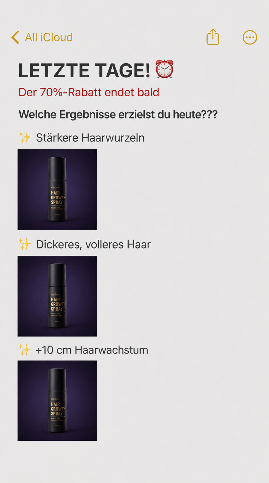 HaloGrow Facebook ad: Weihnachtsverkauf ist live