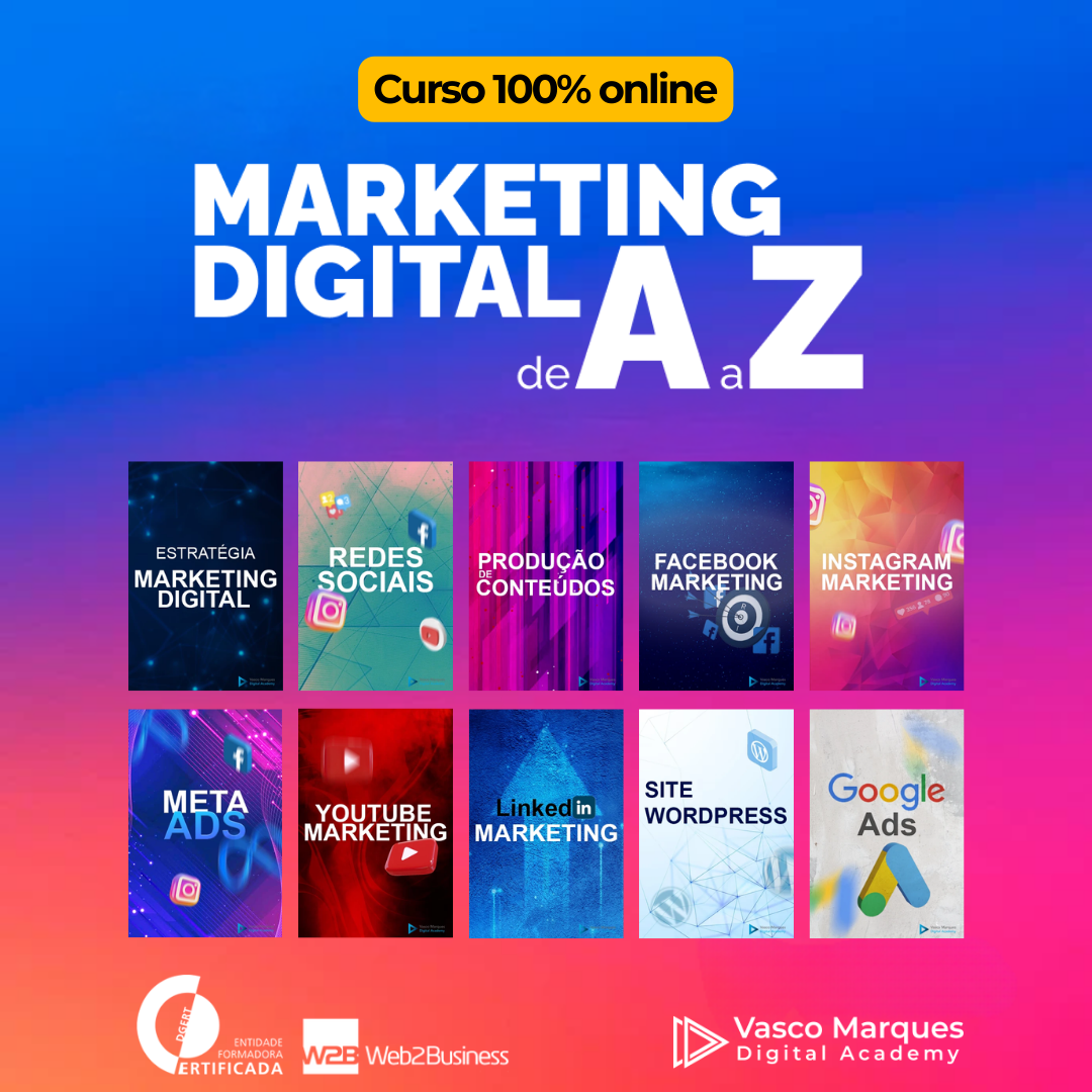 Web2business - Vasco Marques Digital Academy Facebook ad