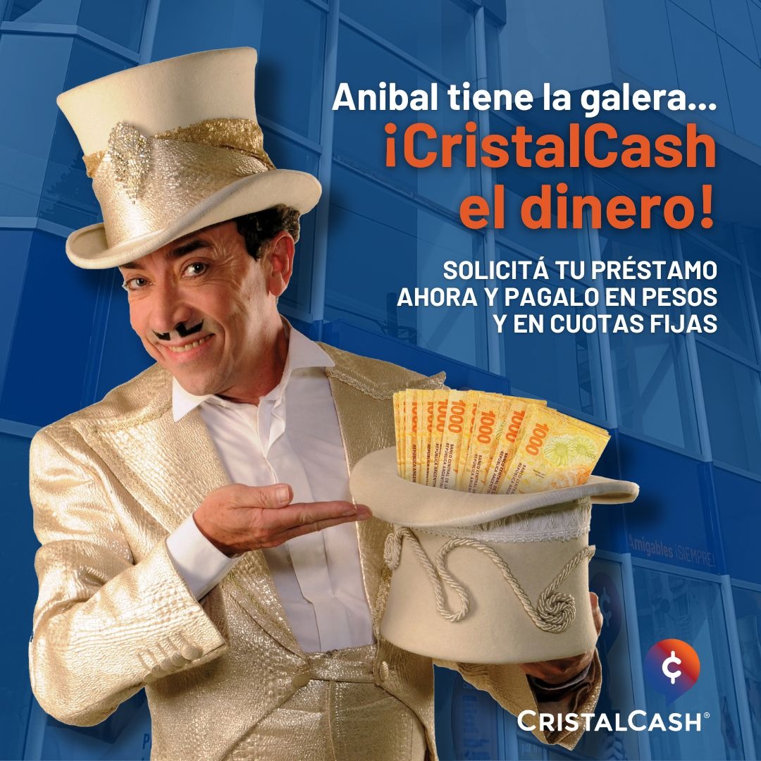 Cristalcash Facebook ad: No es magia, ยกes ๐๐ซ๐ข๐ฌ๐ญ๐๐ฅ๐๐๐ฌ๐ก!