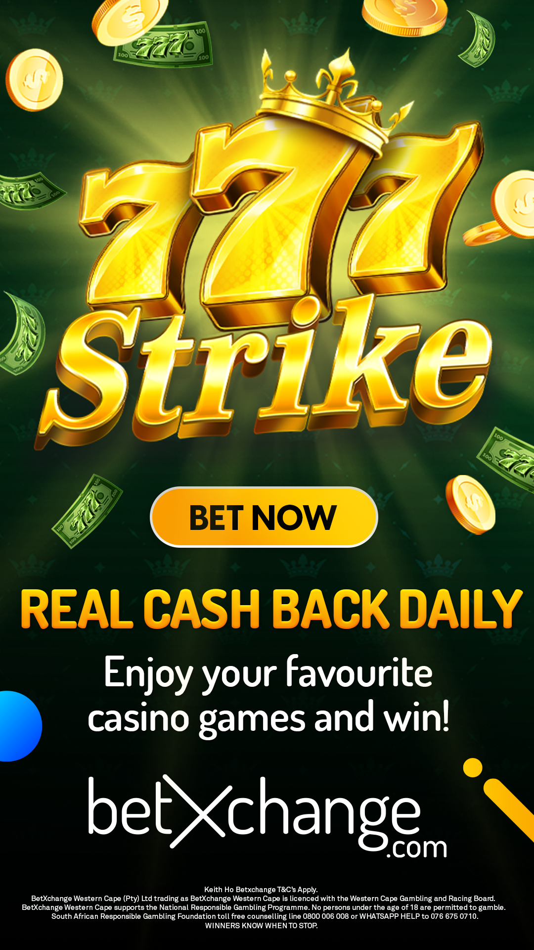 BetXchange South Africa Facebook ad