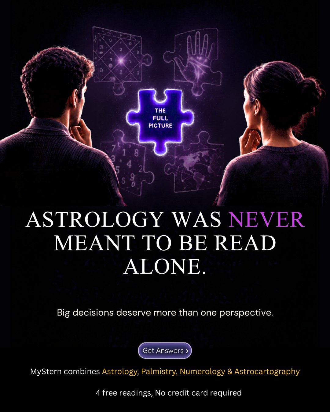 MyStern Facebook ad: Four systems. One clear picture.