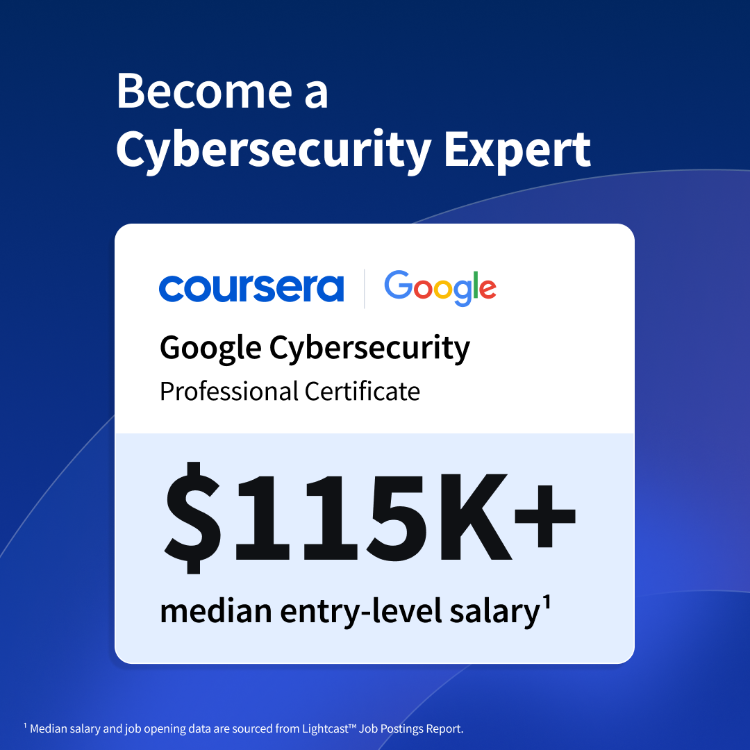 Coursera Facebook ad