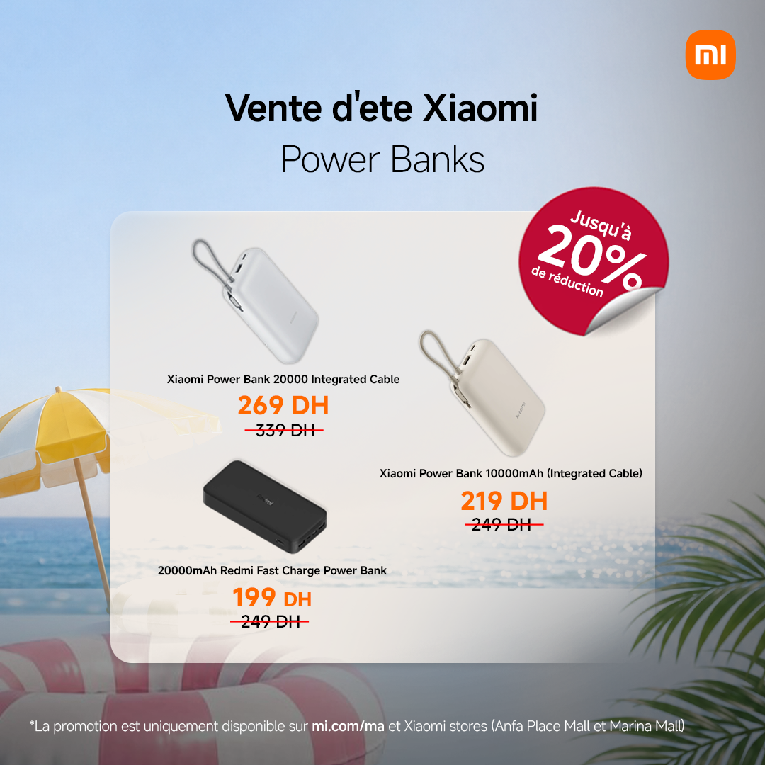 Xiaomi Morocco Facebook ad: Festival des Soldes d'Été