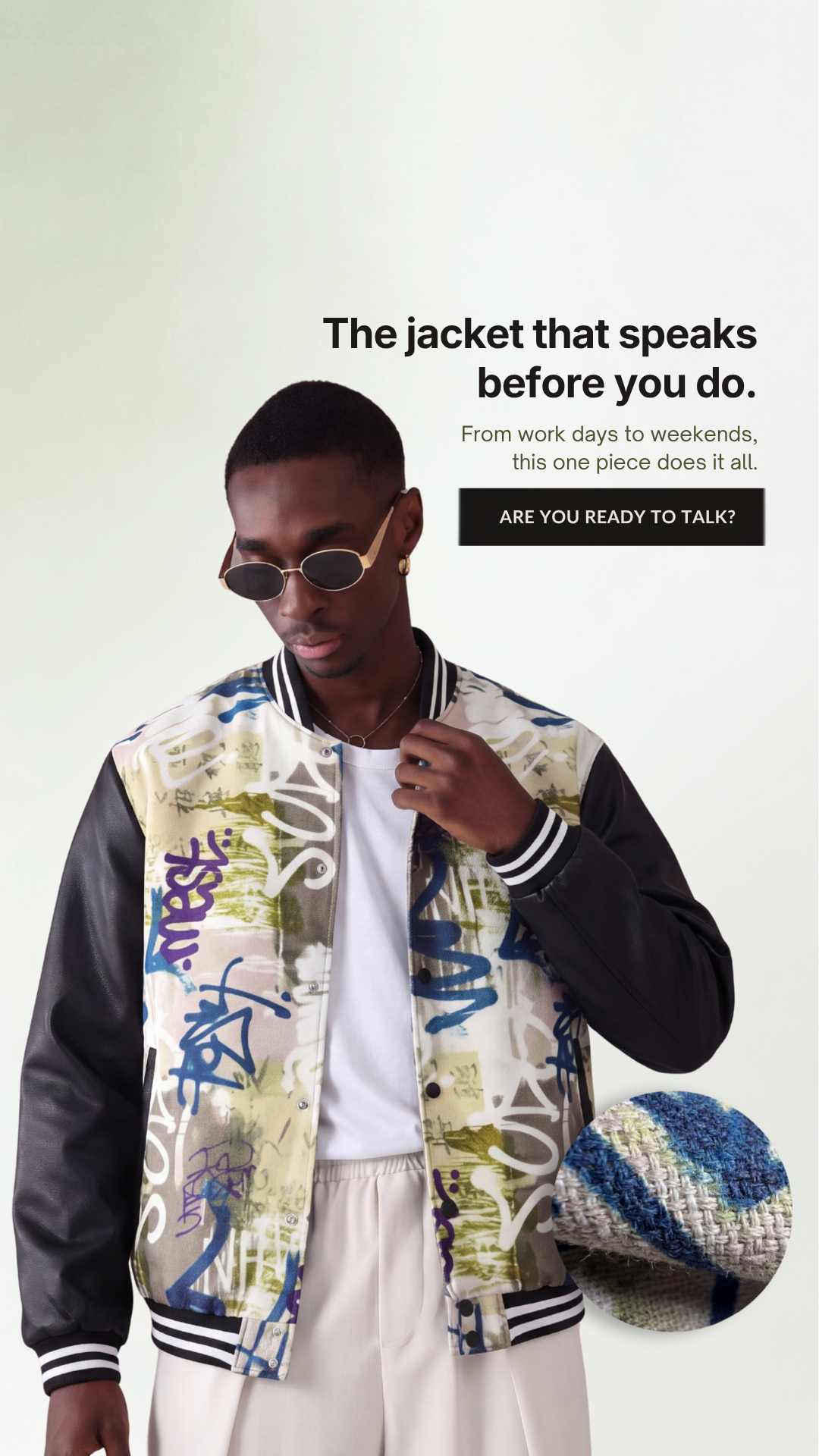 Wearshirp Facebook ad: Built to be felt, not just seen.