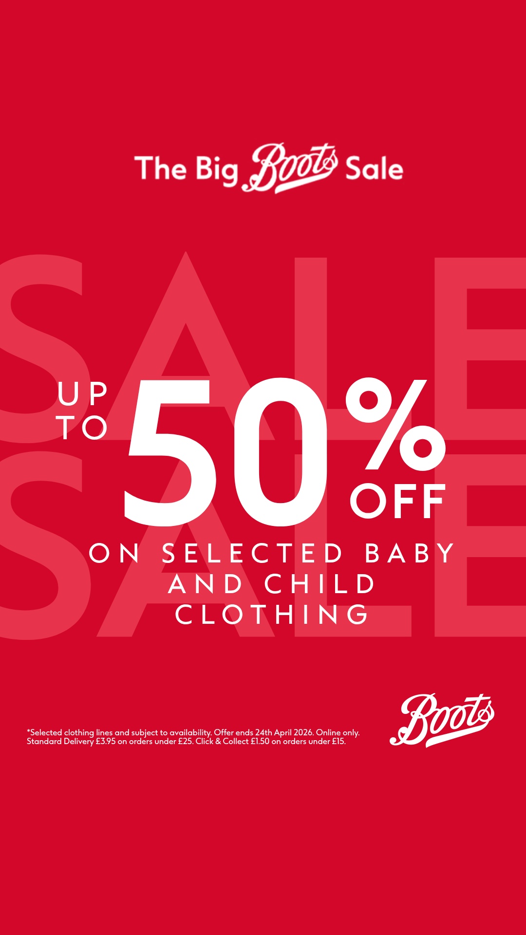 Boots UK Facebook ad