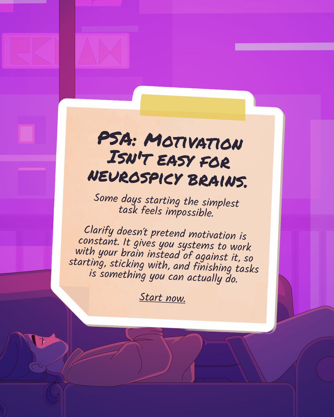 Clarify - Your Focus Keeper Facebook ad