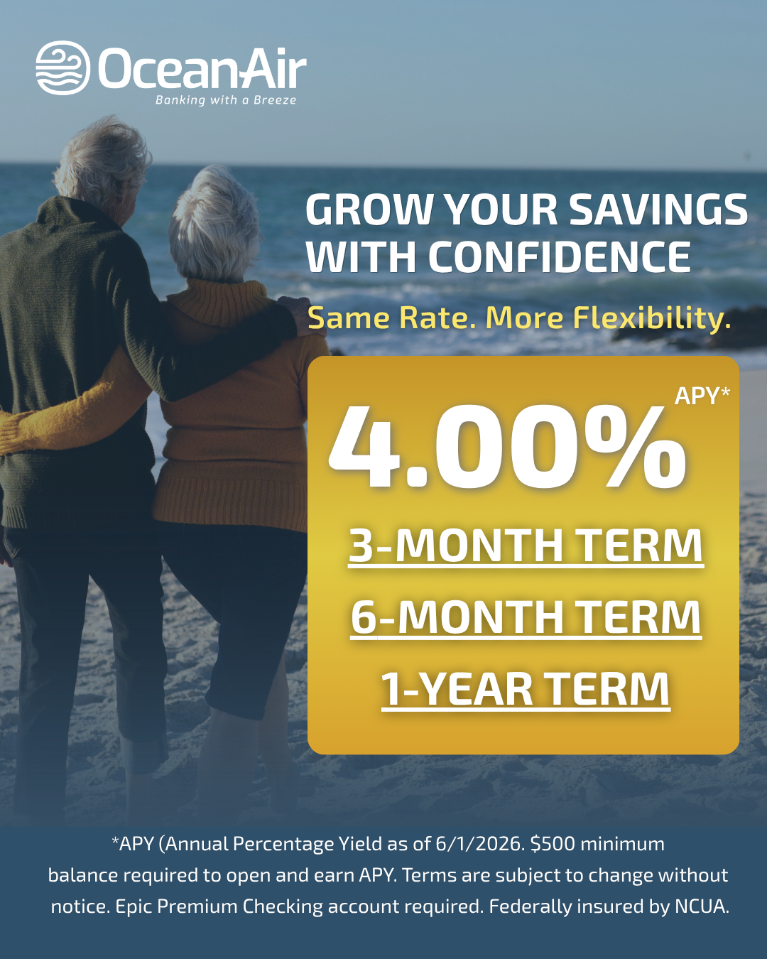 OceanAir Credit Union Facebook ad