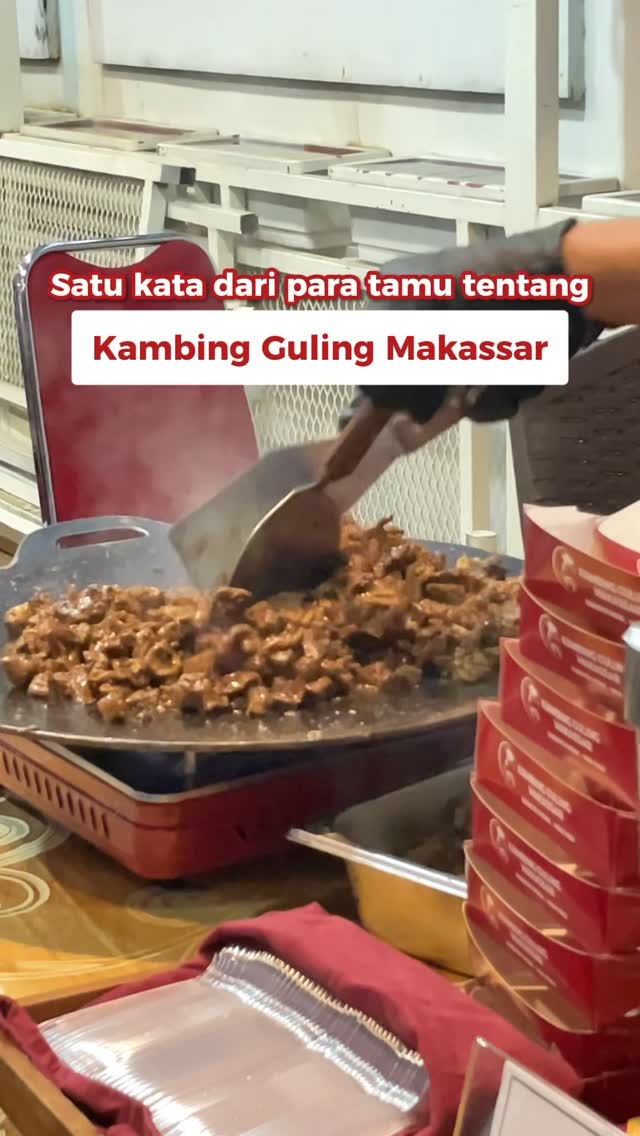 Kambing Guling Makassar Facebook ad: Nggak perlu banyak kata, karena rasa yang bicara.