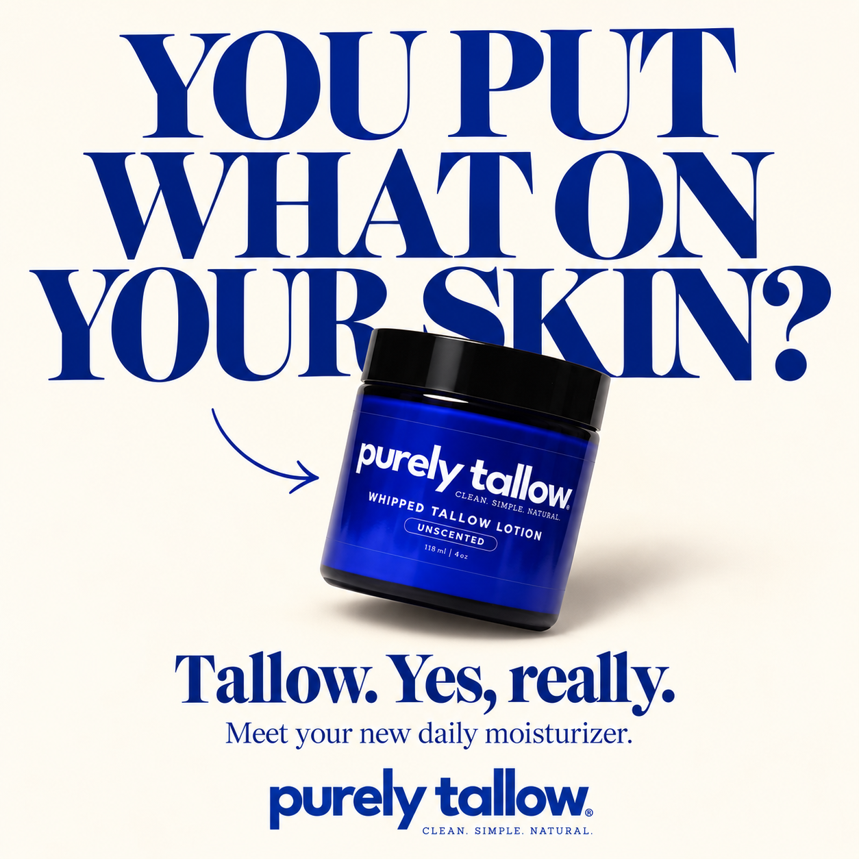 Purely Tallow Skincare Facebook ad: Fall Sale: 15% OFF for a limited time