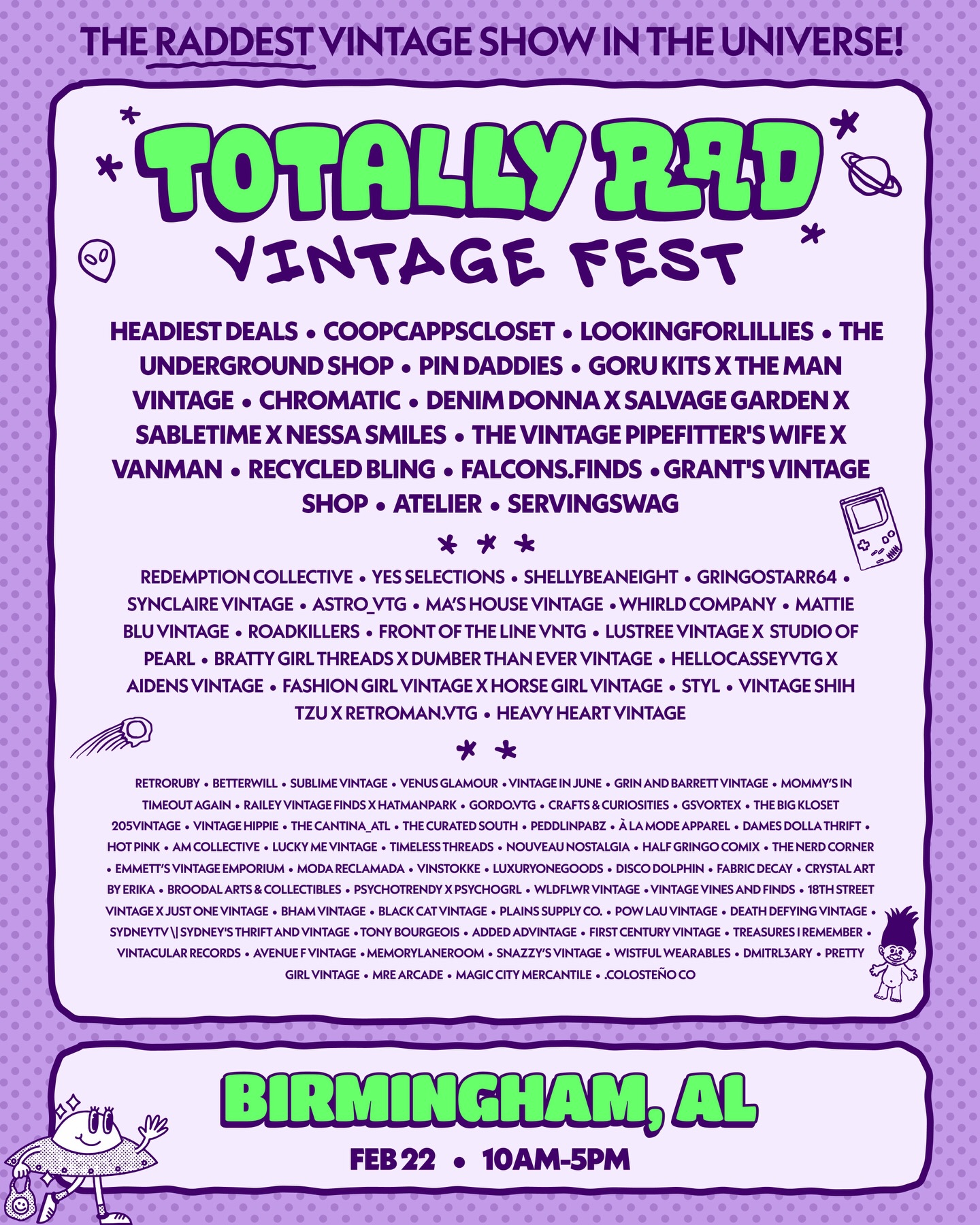 Totally Rad Vintage Fest Facebook ad: THIS SUNDAY - The RADDEST vintage show in…