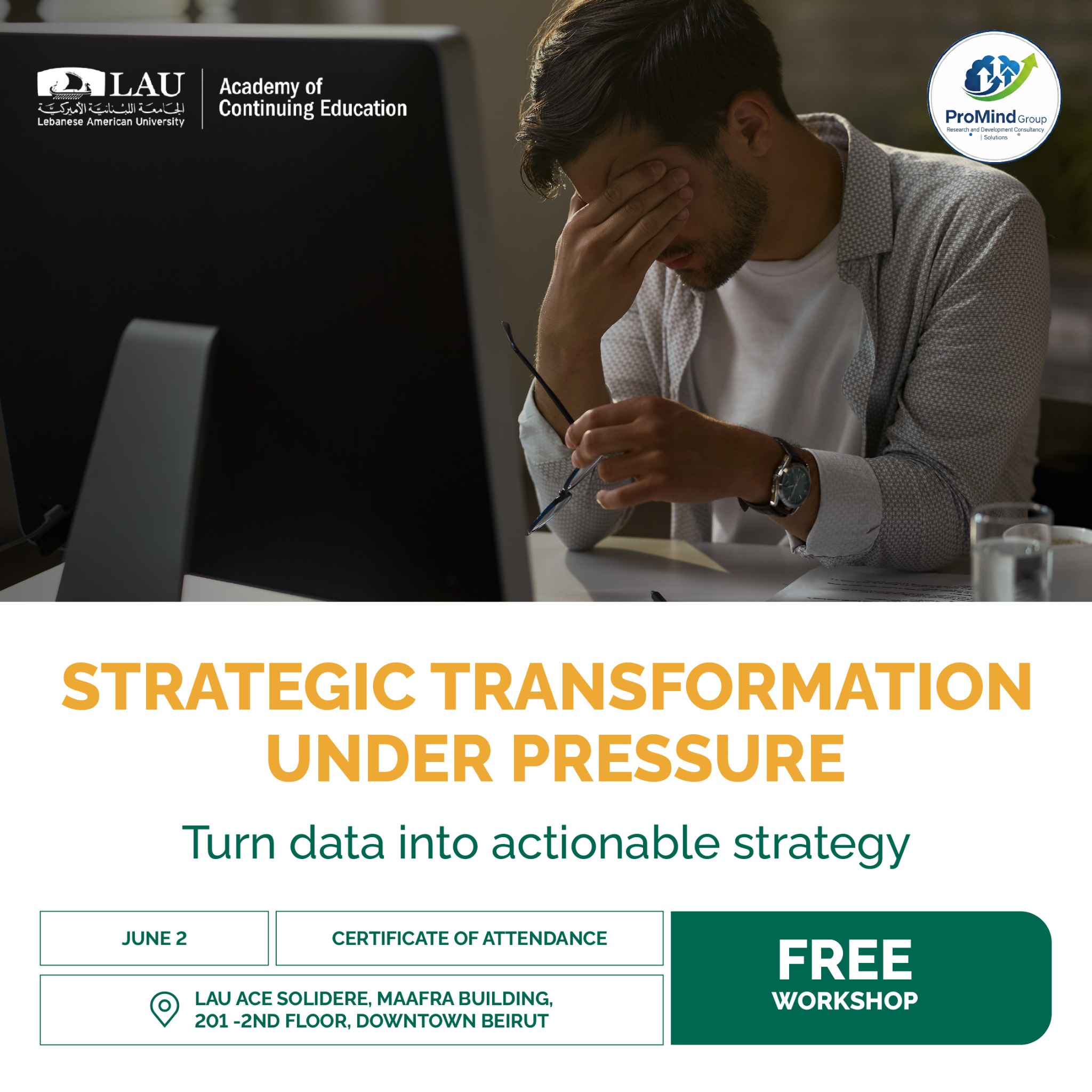 LAU - Academy of Continuing Education Facebook ad
