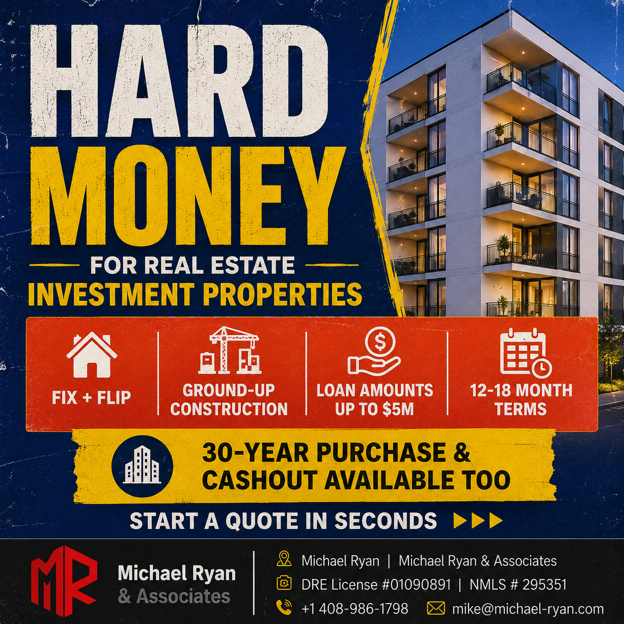 Michael Ryan Facebook ad