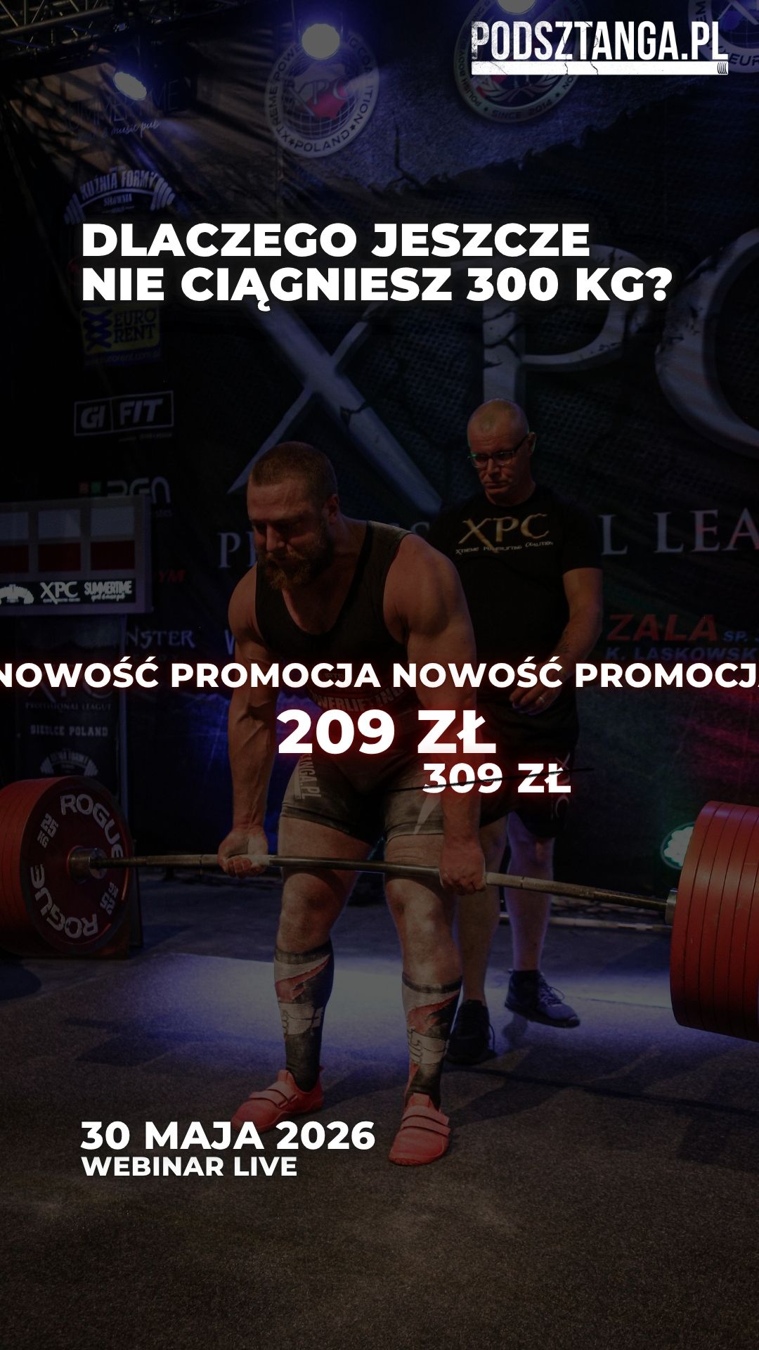 Podsztanga.pl Facebook ad from May 18, 2026