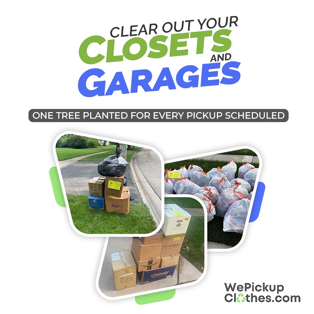 We Pickup Clothes Facebook ad: Schedule A FREE Pickup