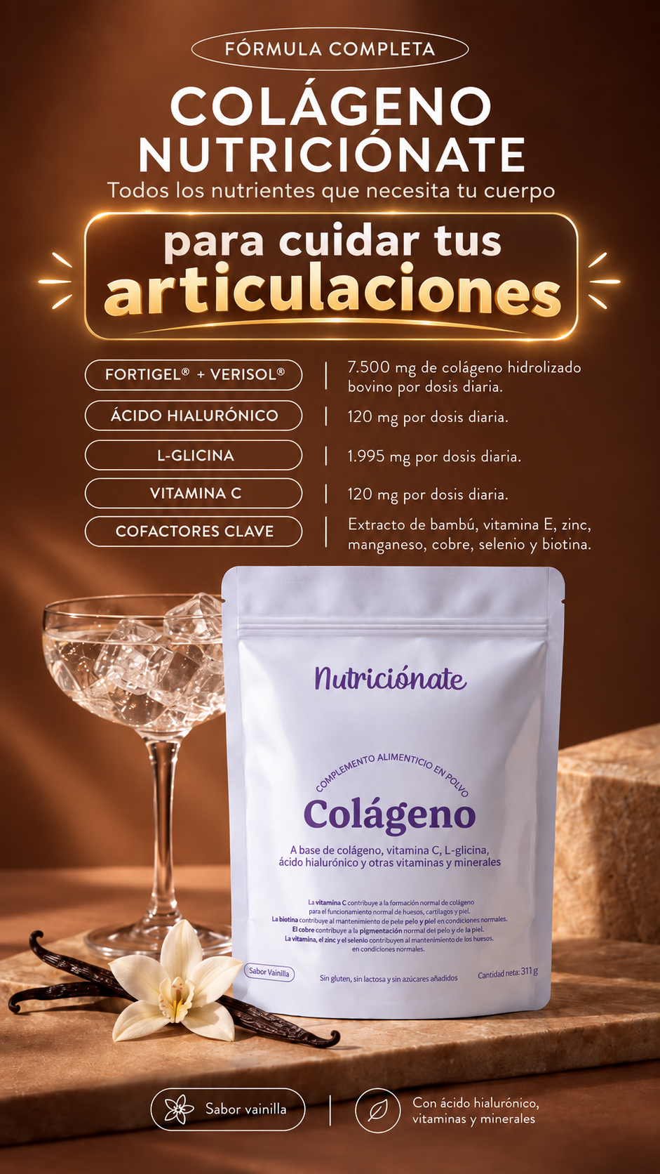 Nutriciónate Labs Facebook ad: Colágeno Nutriciónate
