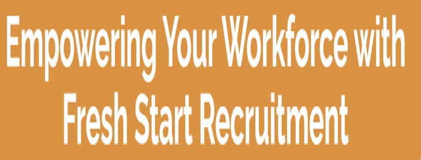 Fresh Start Recruitment Facebook ad: Your Fresh Start Awaits