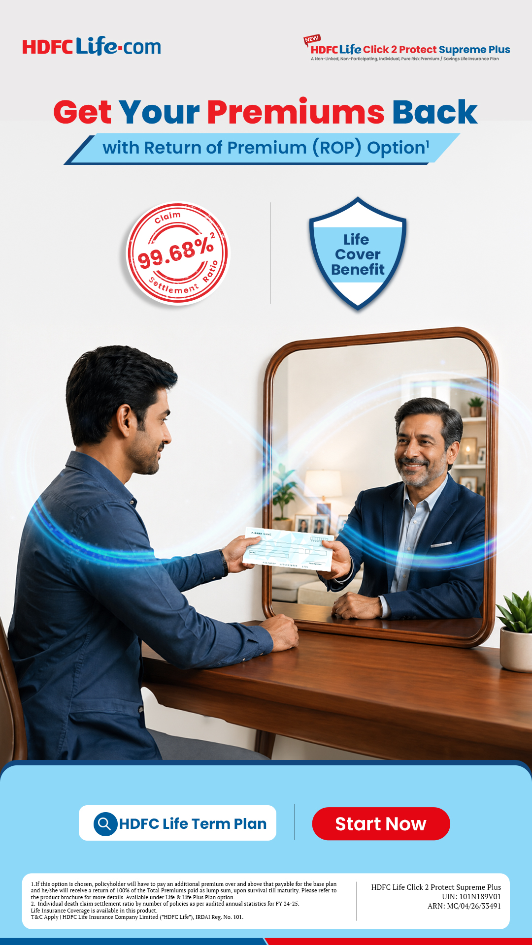 HDFC Life Facebook ad