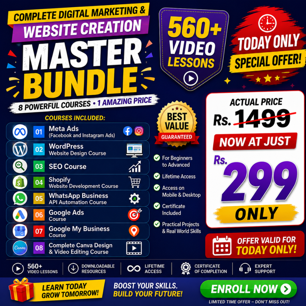 Digital Bikana - Online Digital Marketing Course Facebook ad: Limited Time Offer