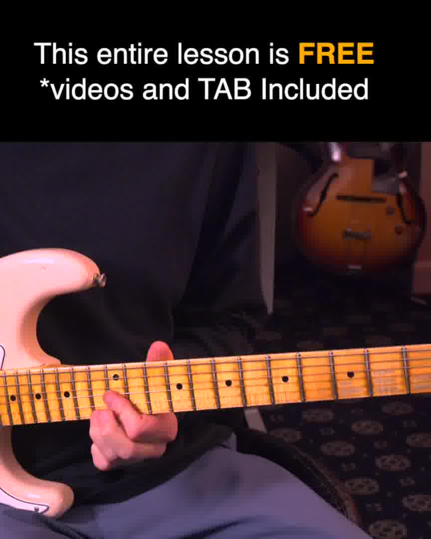 ActiveMelody Guitar Lessons Facebook ad: Learn how to play this blues lead by…