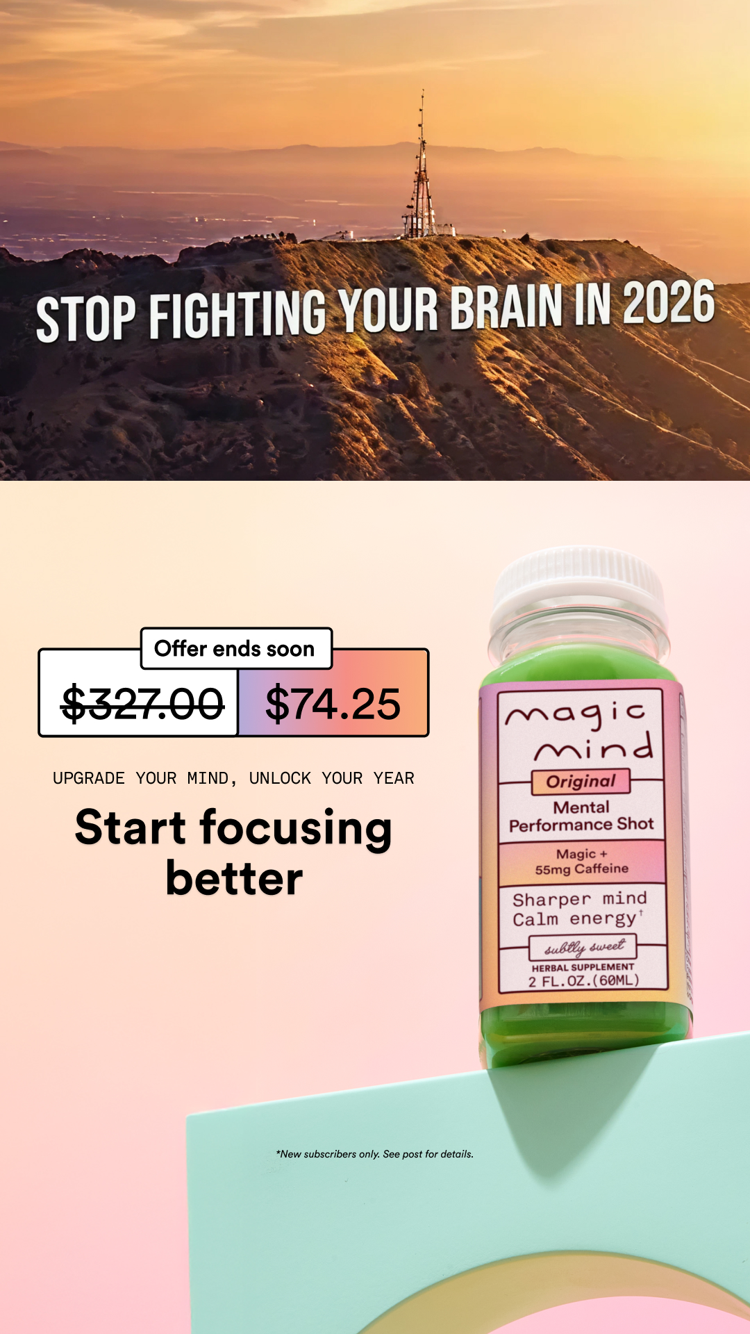 Magic Mind Facebook ad