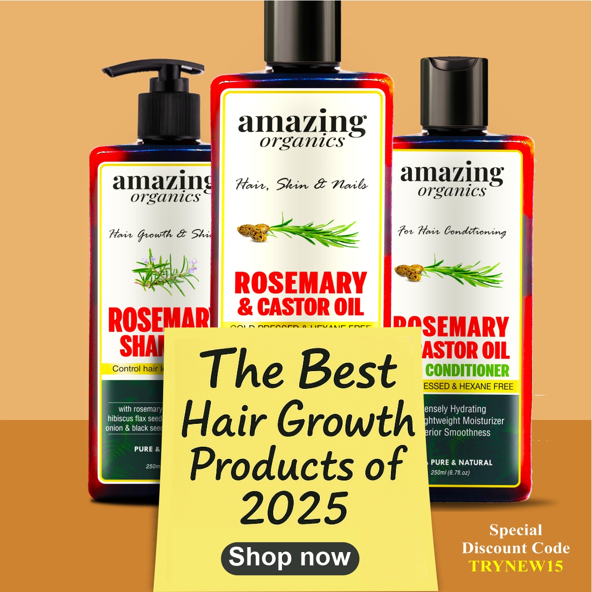 Amazing Organics Australia Facebook ad