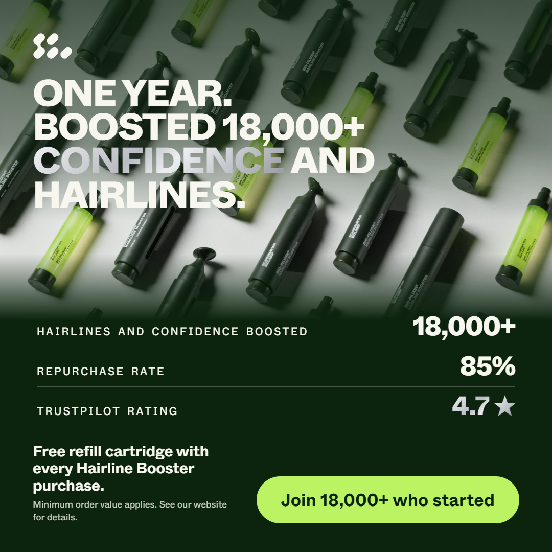 Scandinavian Biolabs Facebook ad: Add a Booster, Get a Cartridge Free