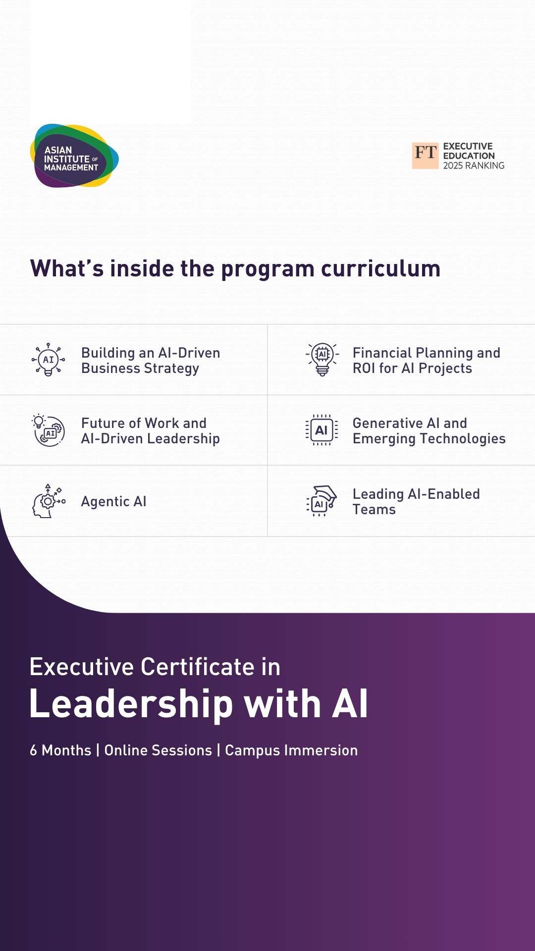 Asian Institute of Management Facebook ad