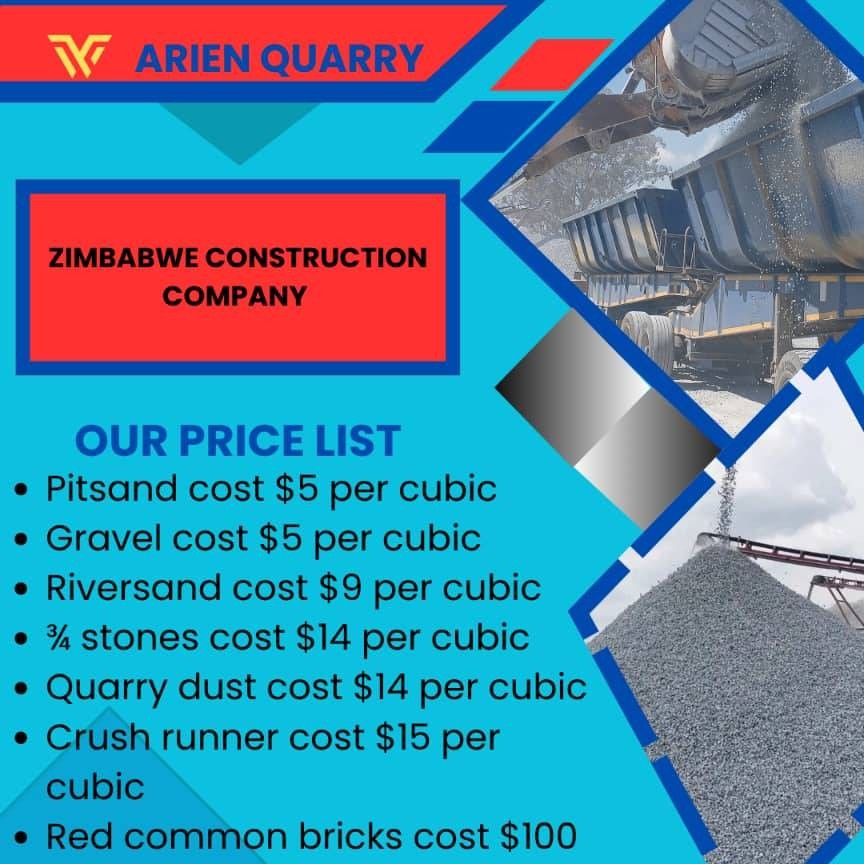 Arien Investments Quarry & Bricks Facebook ad: ARIEN QUARRY