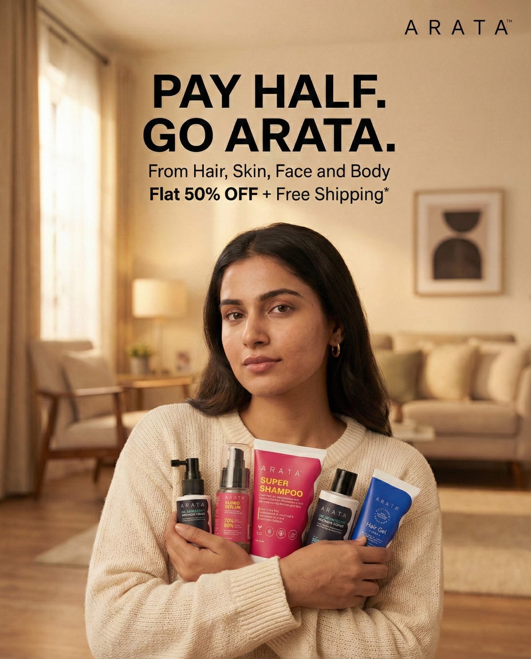  Arata Hair Care Facebook ad