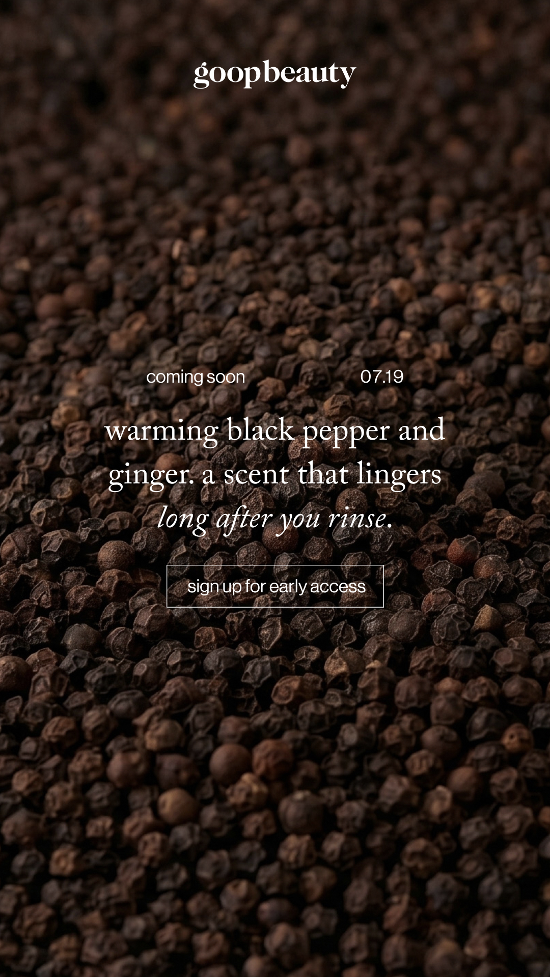 goop Facebook ad