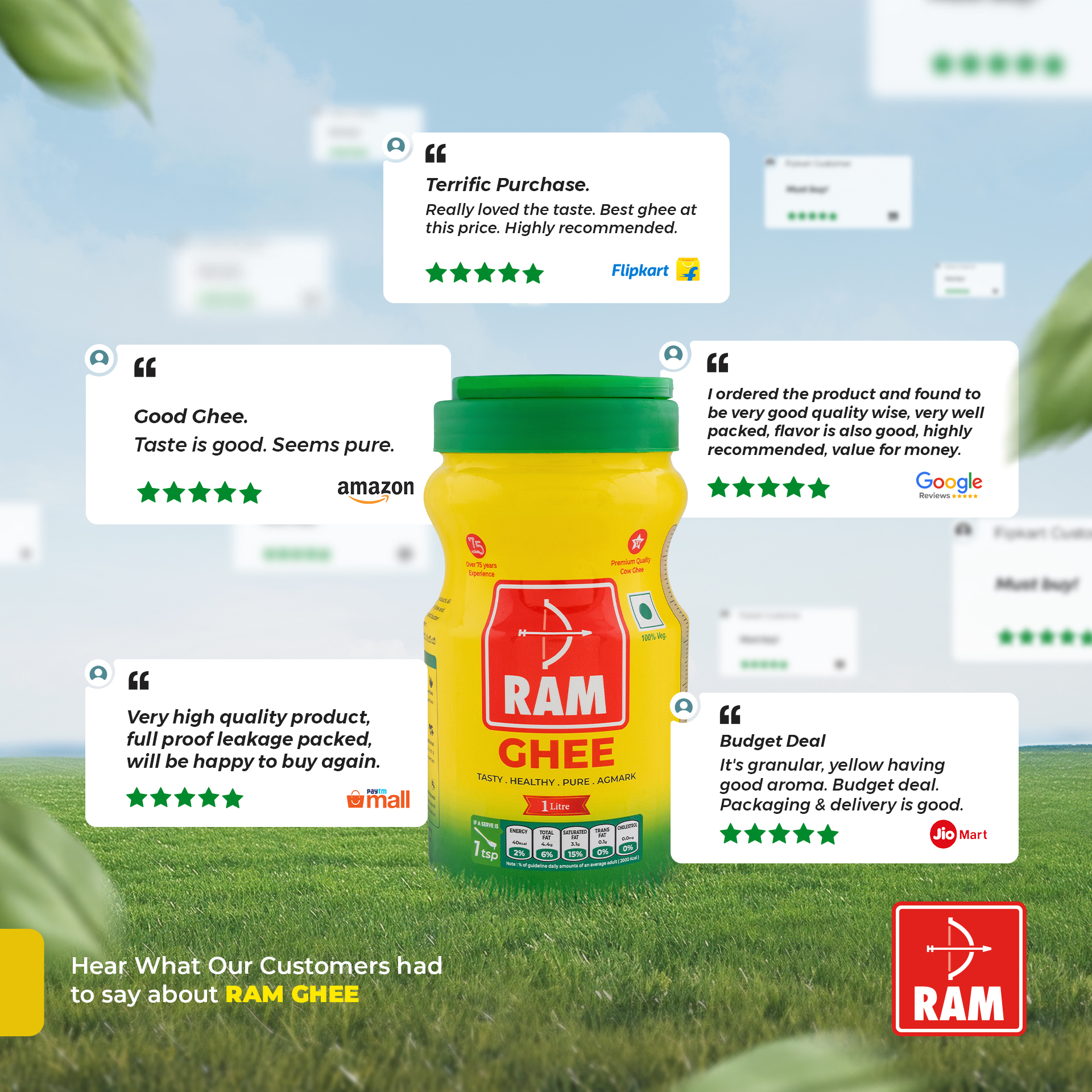 Ram Dairy Farm Facebook ad