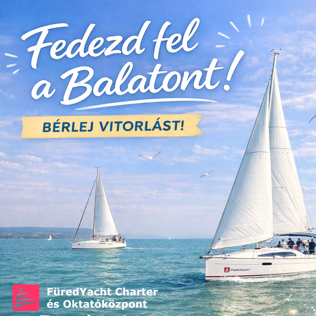 FüredYachtCharter Facebook ad: Fedezd fel a Balatont!