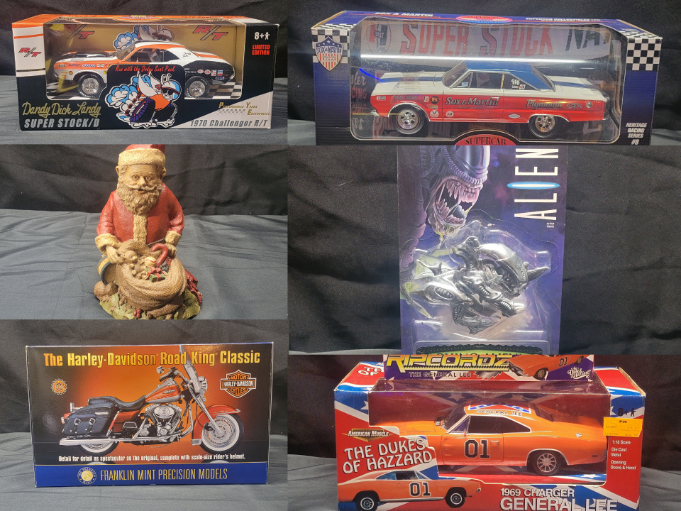 KIKO - Realtors, Auctioneers, Advisors Facebook ad: Die-Cast Vehicles, Tom Clark Figures, Collector Plates