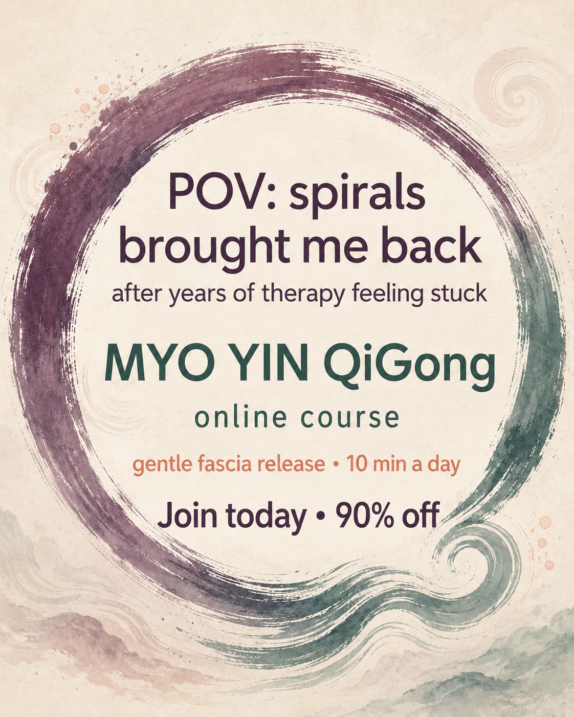 Newmindstart Body Facebook ad: MYO YIN QiGong