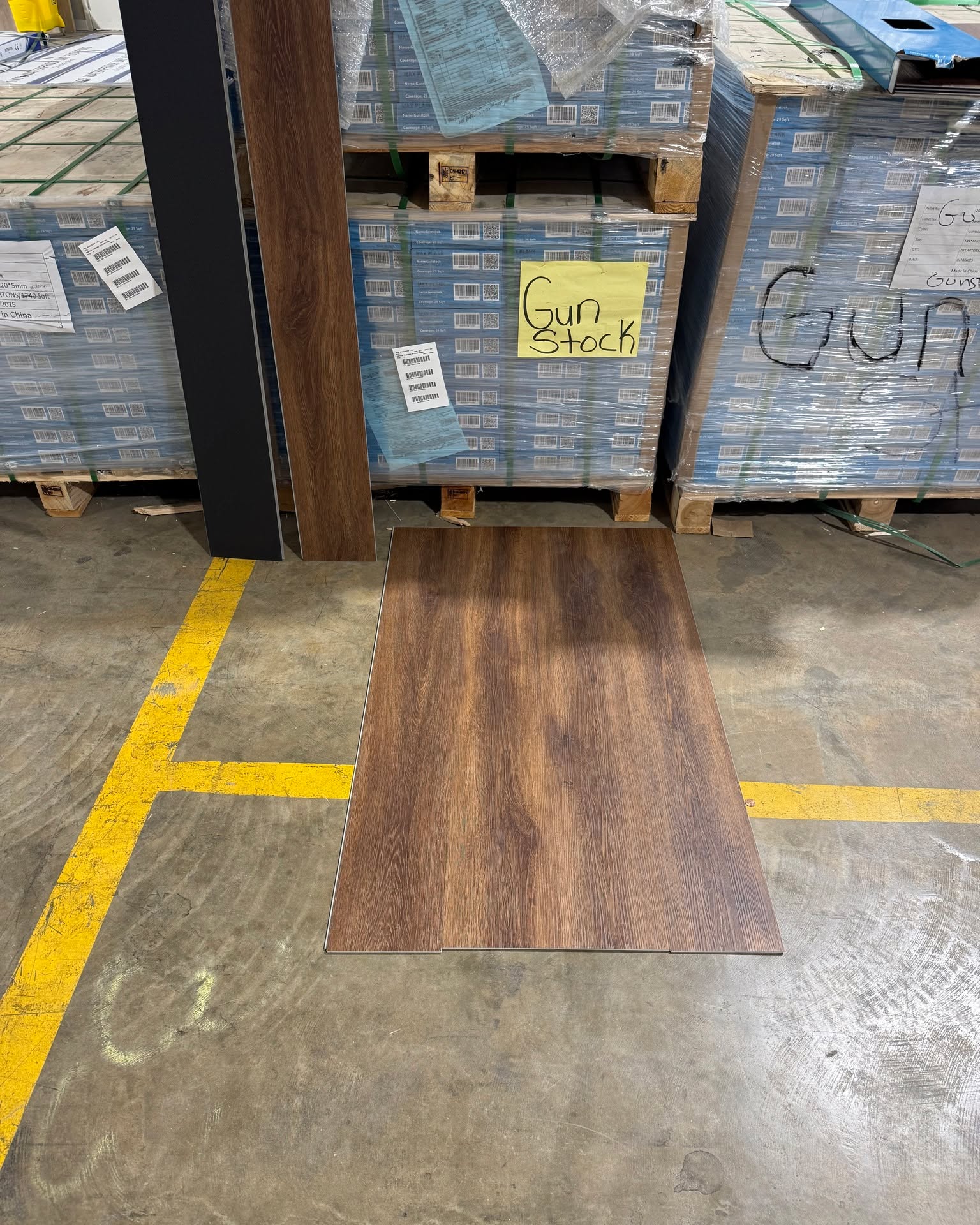 Kyler Johnson Facebook ad: 7x48 20mil 5mm LVP Flooring In Stock (Gun Stock 10,000Sq…