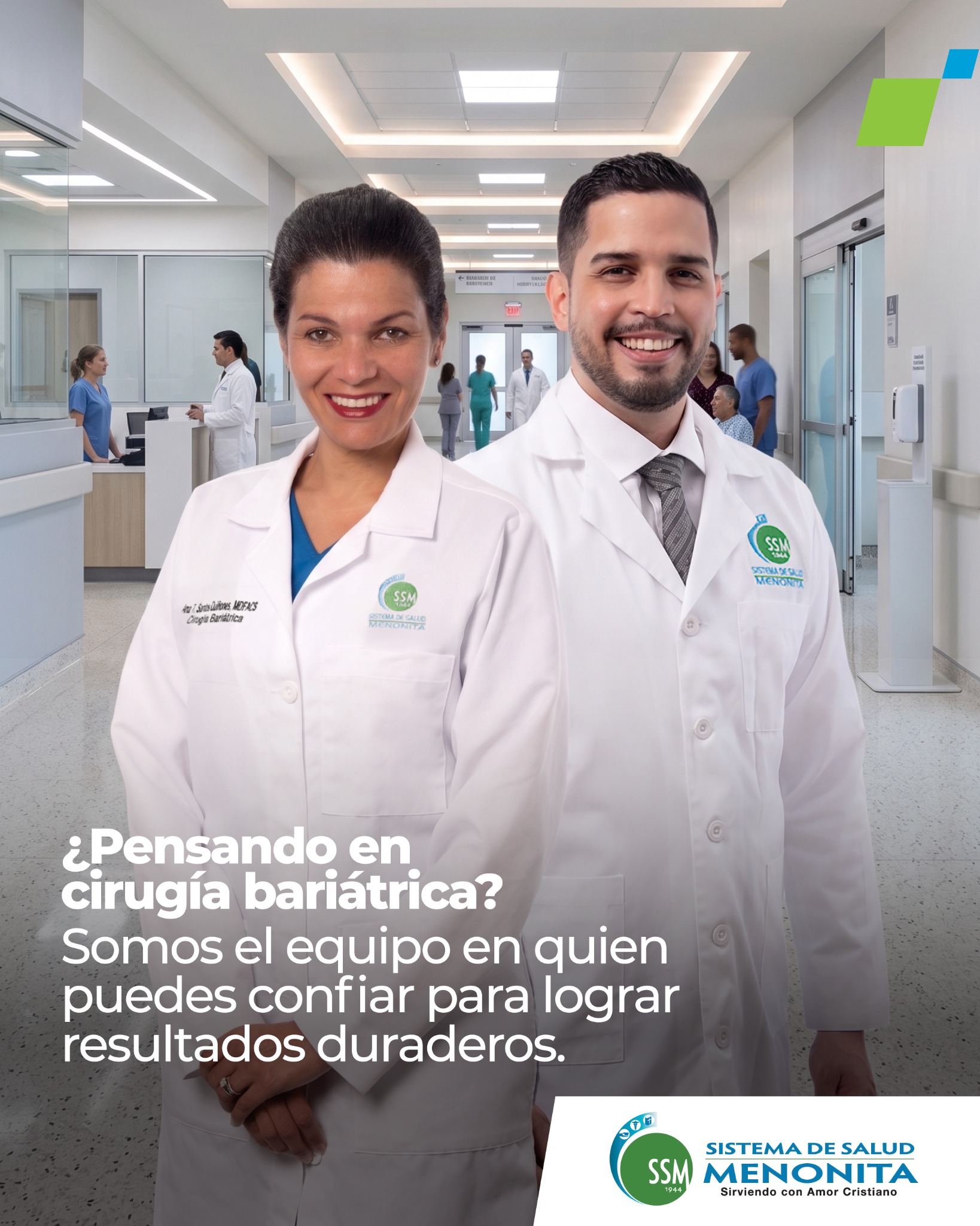 Sistema de Salud Menonita Facebook ad: ¡Agenda tu cita!