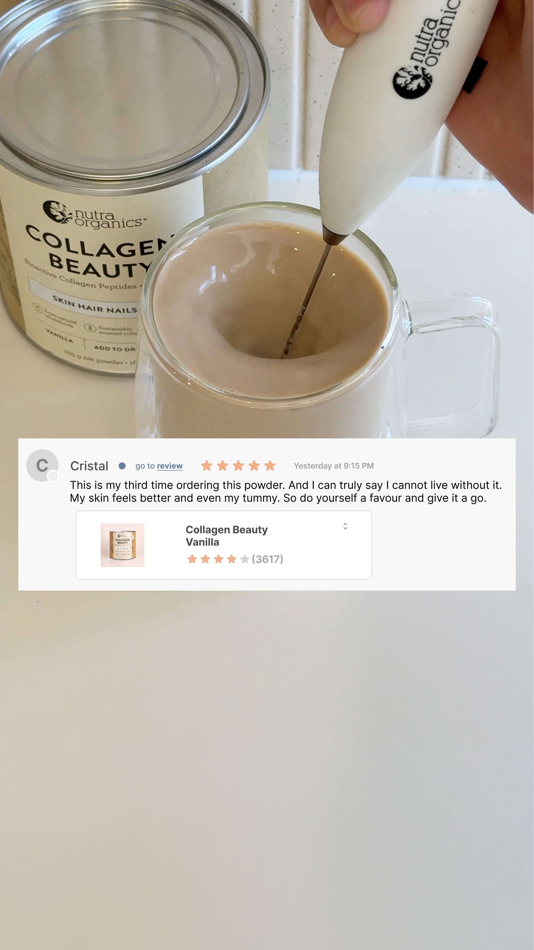 Nutra Naturals Facebook ad