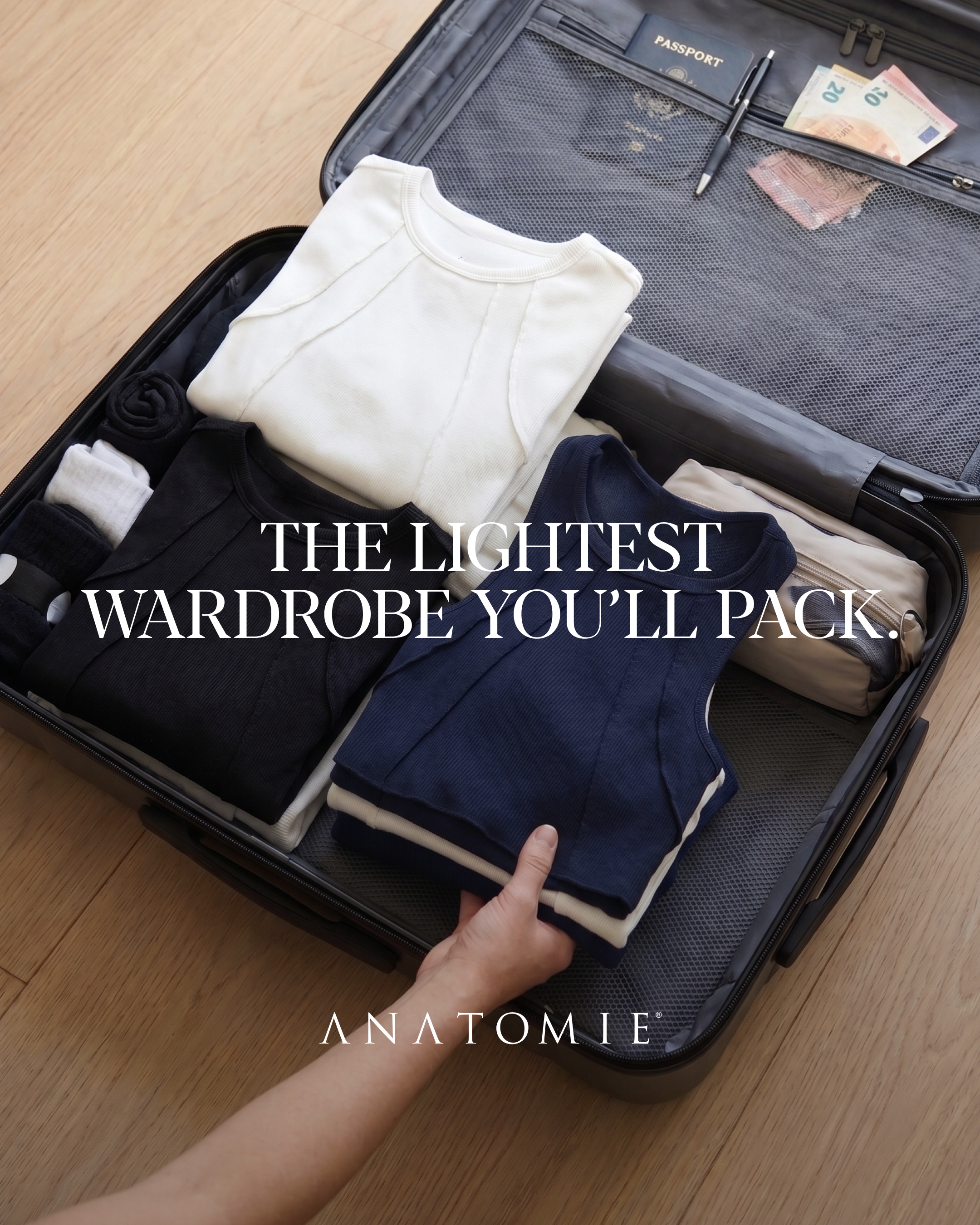 Anatomie Facebook ad: I only travel in Anatomie