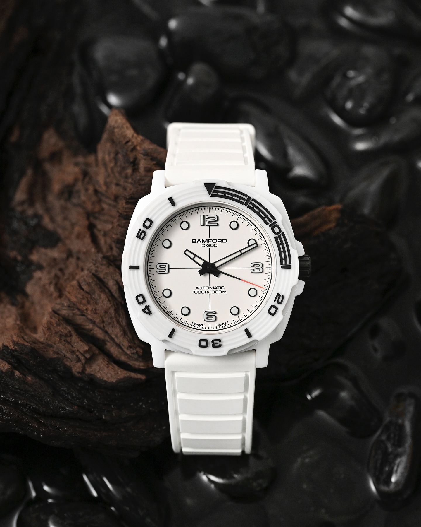 Bamford Facebook ad: PRECISION-ENGINEERED TOOL WATCH