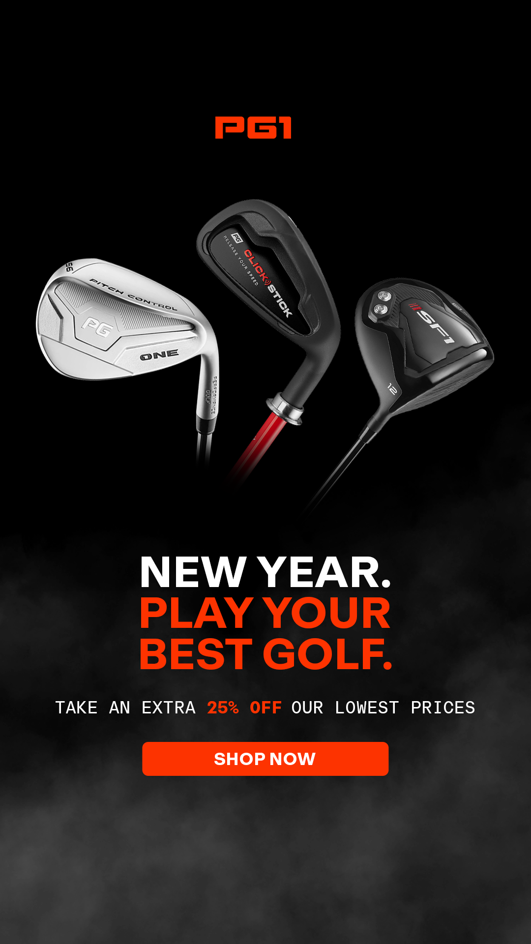 Performance Golf Facebook ad