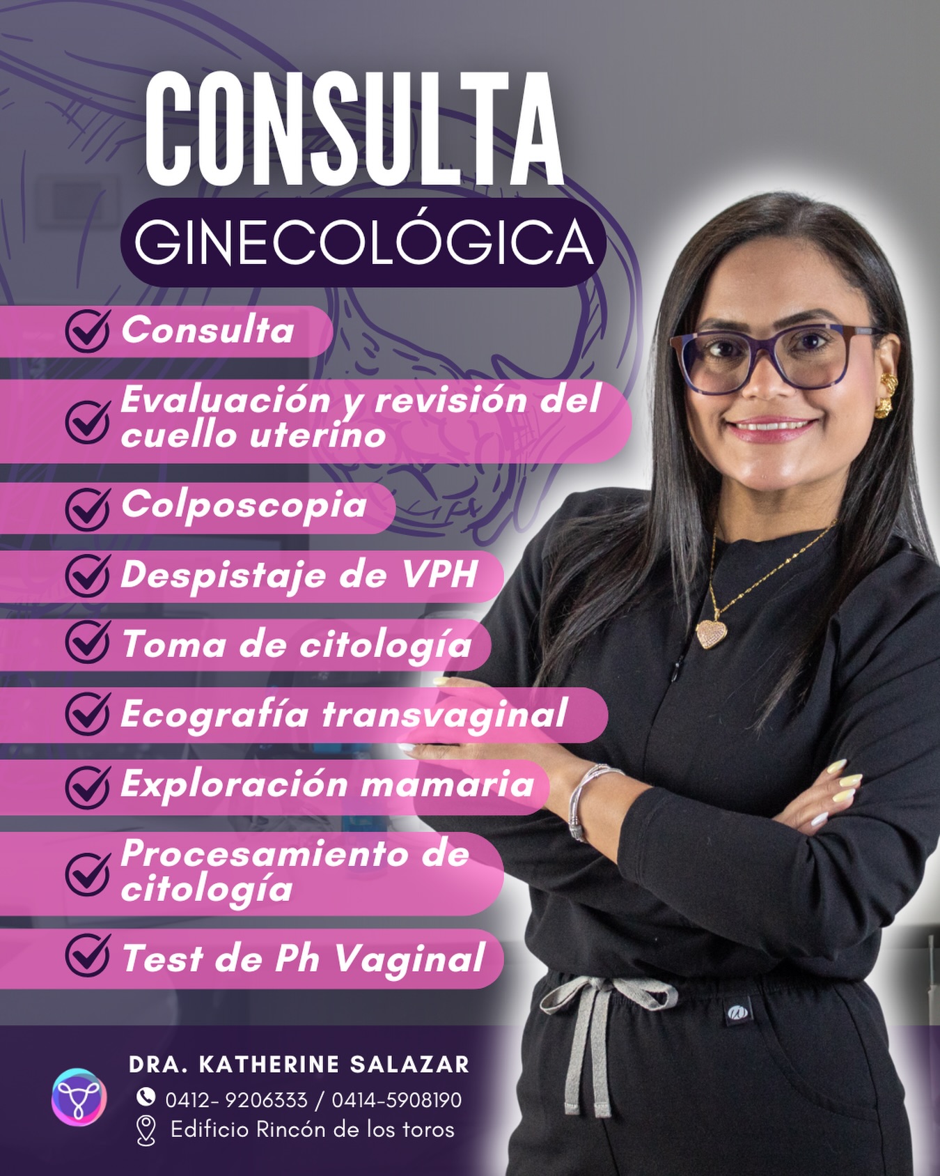 ginecologiaconkatherine Facebook ad: Dra. Katherine Salazar | Ginecóloga • Obstetra…