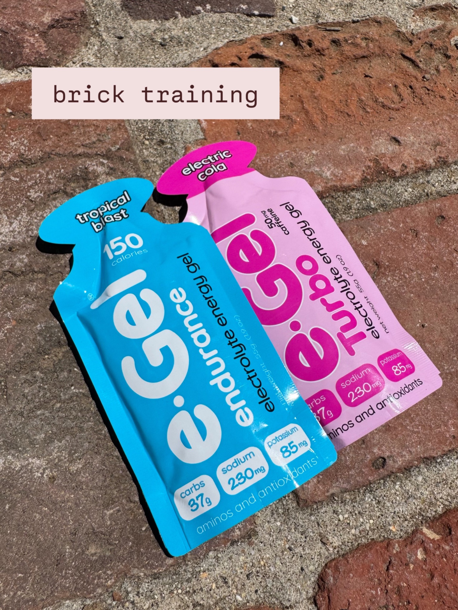 Crank Sports Facebook ad: e-Gel and new e-Gel Turbo with caffeine
