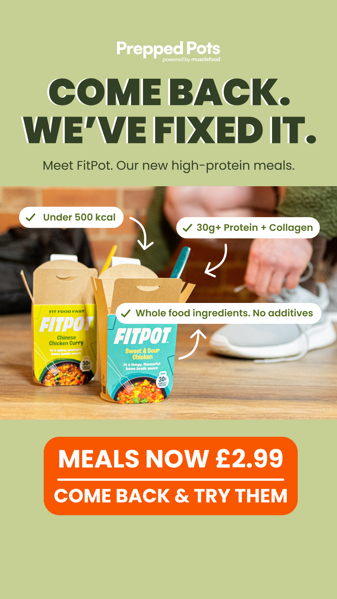 Prepped Pots Facebook ad