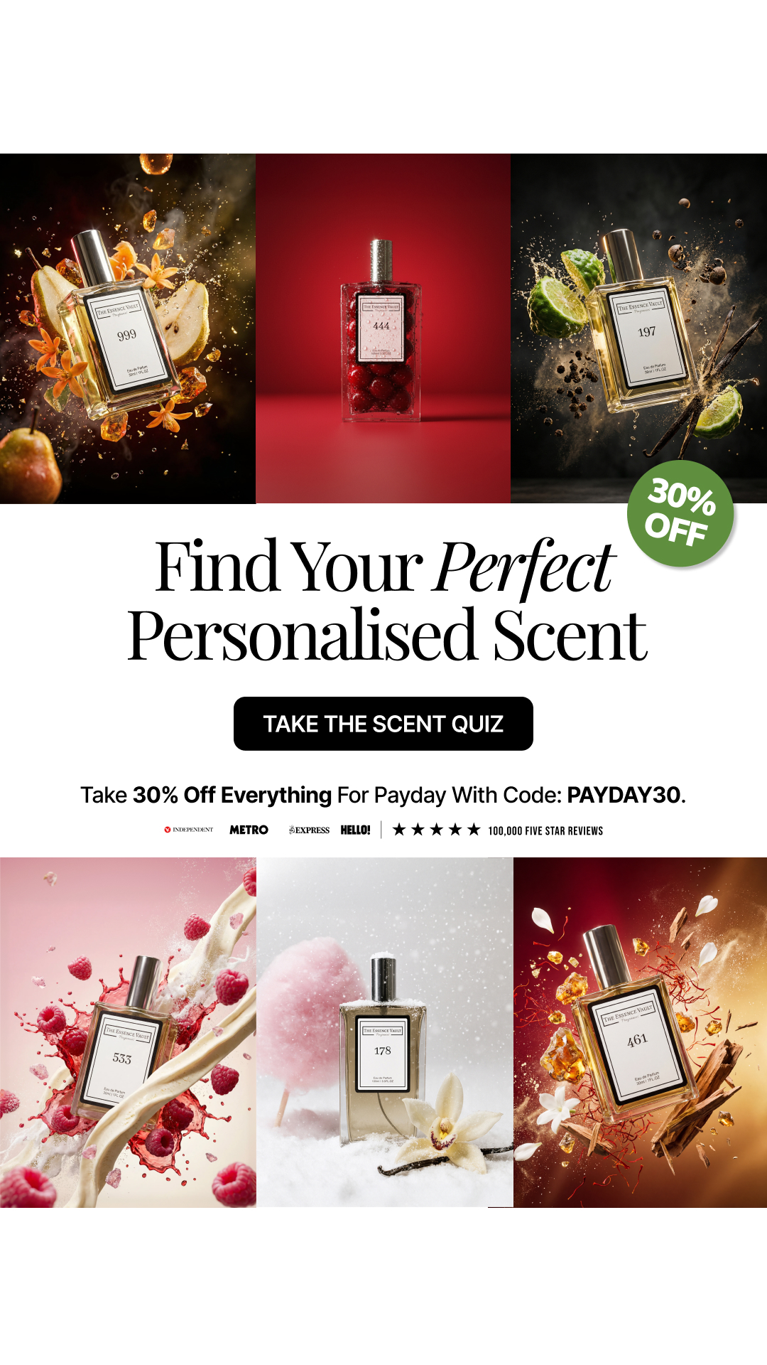 The Essence Vault Facebook ad