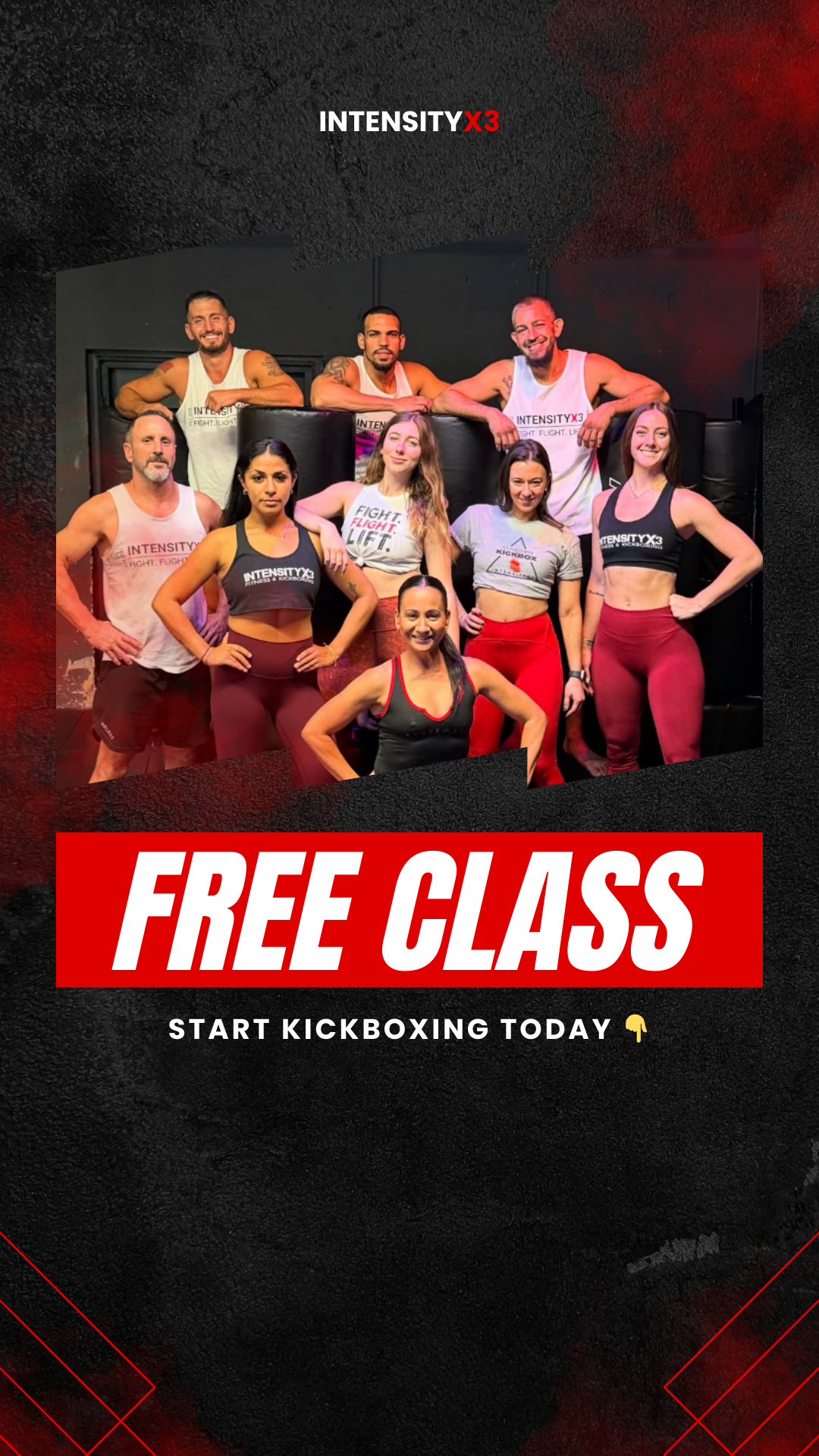 IntensityX3 Fitness & Kickboxing Facebook ad