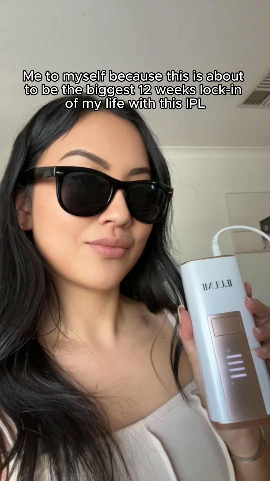 Iluumi Facebook ad: IMAGINE LIFE WITH SMOOTH SKIN 24/7