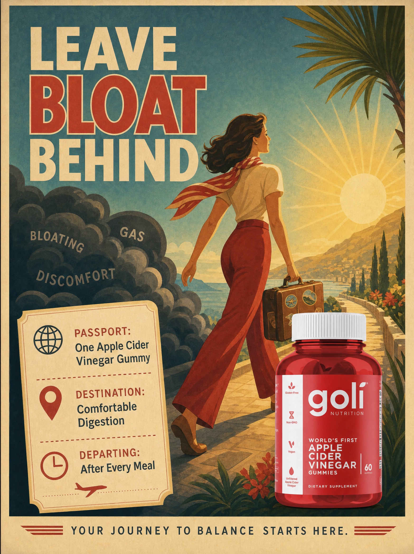 Goli Facebook ad: OVER 60% OFF + 100% FREE Shipping