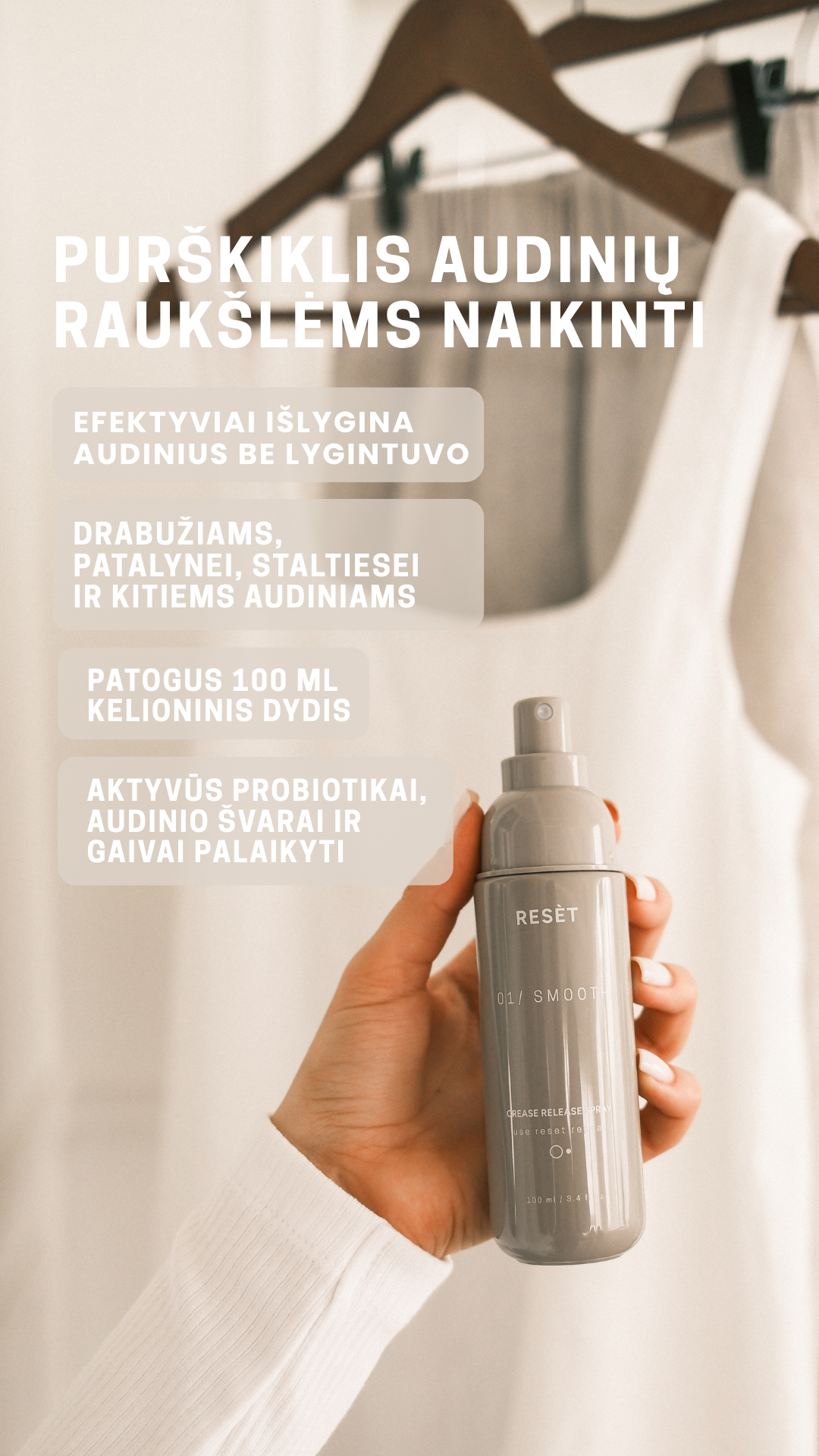 resethomecare Facebook ad: Rinkinys su -10% nuolaida!