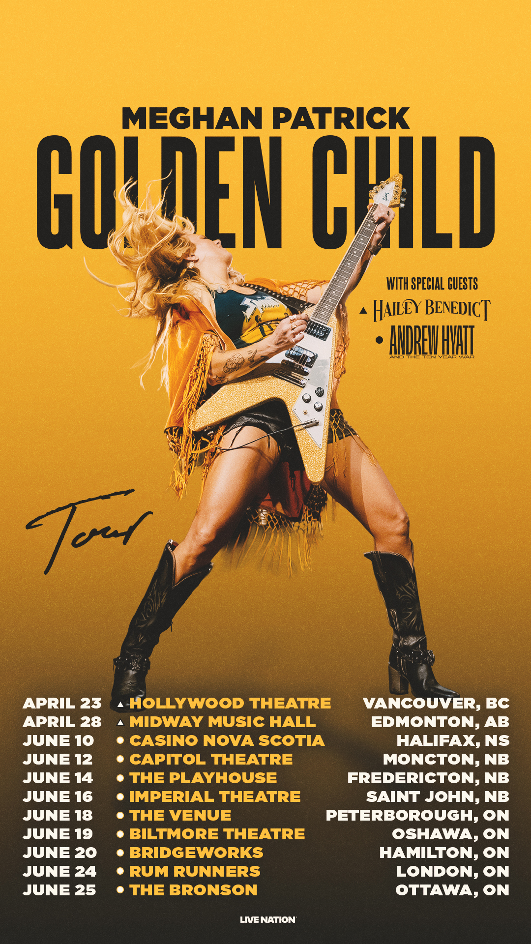 Live Nation British Columbia Facebook ad